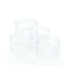 10x 3ml Lip Balm Containers Jars + Lids - Small Cosmetic Cream Sample Pot
