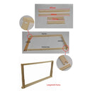 10x Wood Frames Plastic Foundations Unassembled Deep Hive Brood Frame Beekeeping