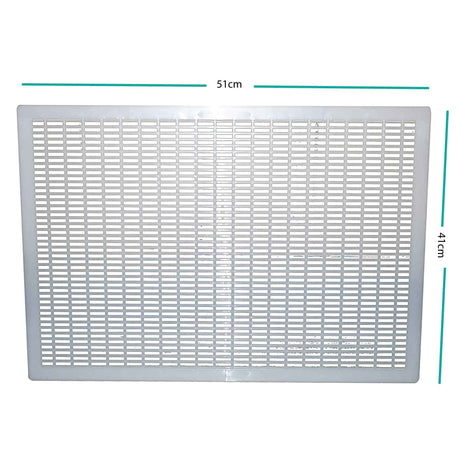 1x Frame Queen Bee Excluder For 10 Frame - Plastic 51x41cm Grill Trapper