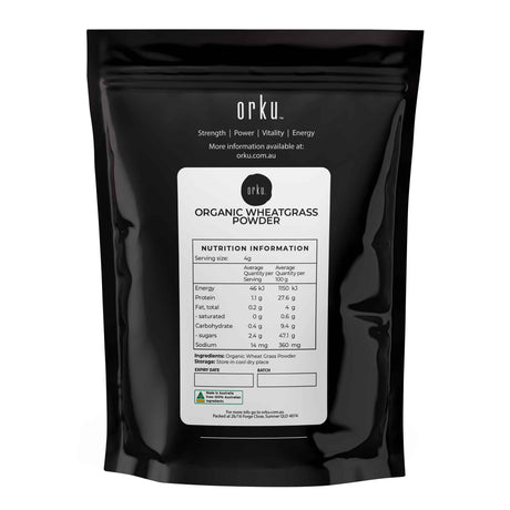 100g Organic Wheatgrass Powder Superfood Wheat Grass Leaf Supplement