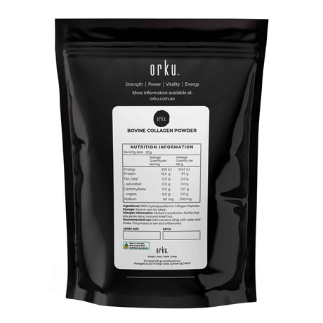 2Kg Collagen Powder - Bovine Hydrolysate Protein Peptide Supplement Unflavoured