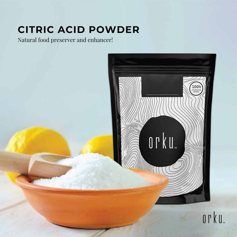 5Kg Citric Acid Powder - Food Grade Anhydrous GMO Free Preservative c6h807