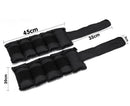 Powertrain Sports Adjustable Ankle Exercise Running Weights 5 Kg 2 Pieces