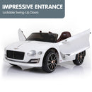 Kahuna Bentley Exp 12 Speed 6E Licensed Kids Ride On Electric Car Remote Control - White