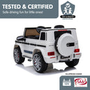 Kahuna Mercedes Benz AMG G63 Licensed Kids Ride On Electric Car Remote Control - White