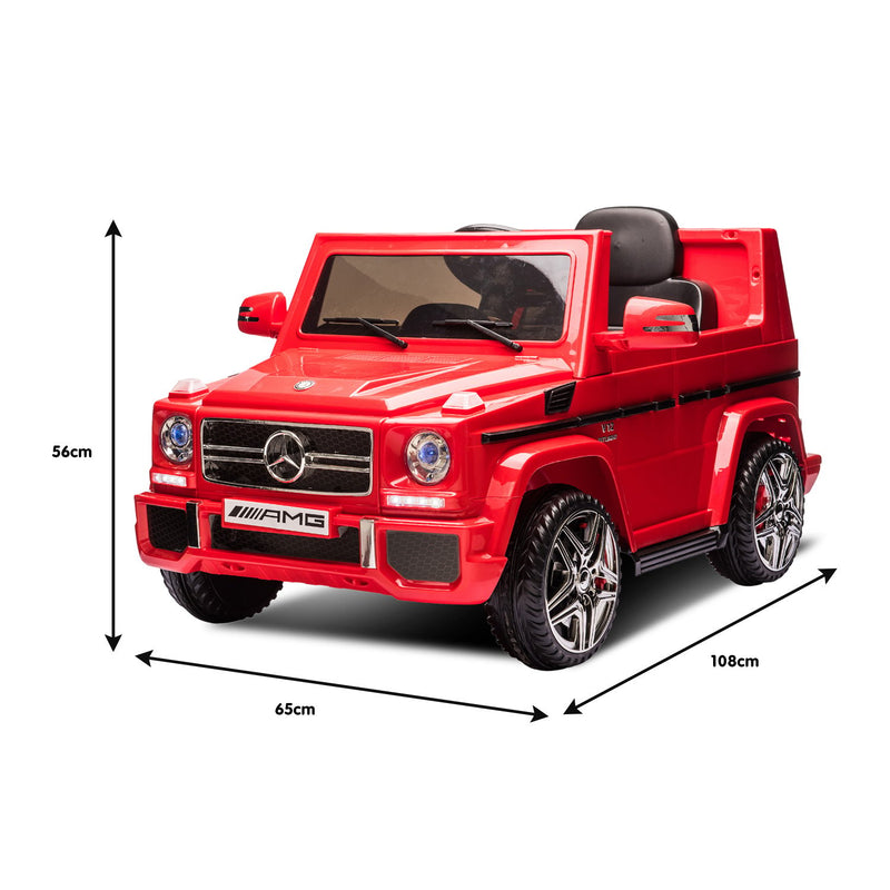 Kahuna Mercedes Benz AMG G65 Licensed Kids Ride On Electric Car with RC - Red