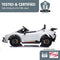 Kahuna Lamborghini Performante Kids Electric Ride On Car Remote Control by Kahuna - White