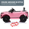 Kahuna Land Rover Licensed Kids Electric Ride On Car Remote Control - Pink