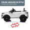 Kahuna Land Rover Licensed Kids Electric Ride On Car Remote Control - White