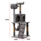 Furtastic 135cm Cat Tree Scratching Post - Silver Grey
