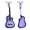 Karrera 38in Cutaway Acoustic Guitar with guitar bag - Purple Burst