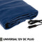 Laura Hill Heated Electric Car Blanket 150x110cm 12v - Navy Blue