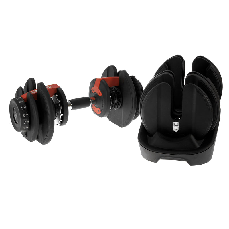 Powertrain 1x 24kg Adjustable Dumbbell