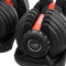 Powertrain 2x 24kg  Adjustable Dumbbells with Stand