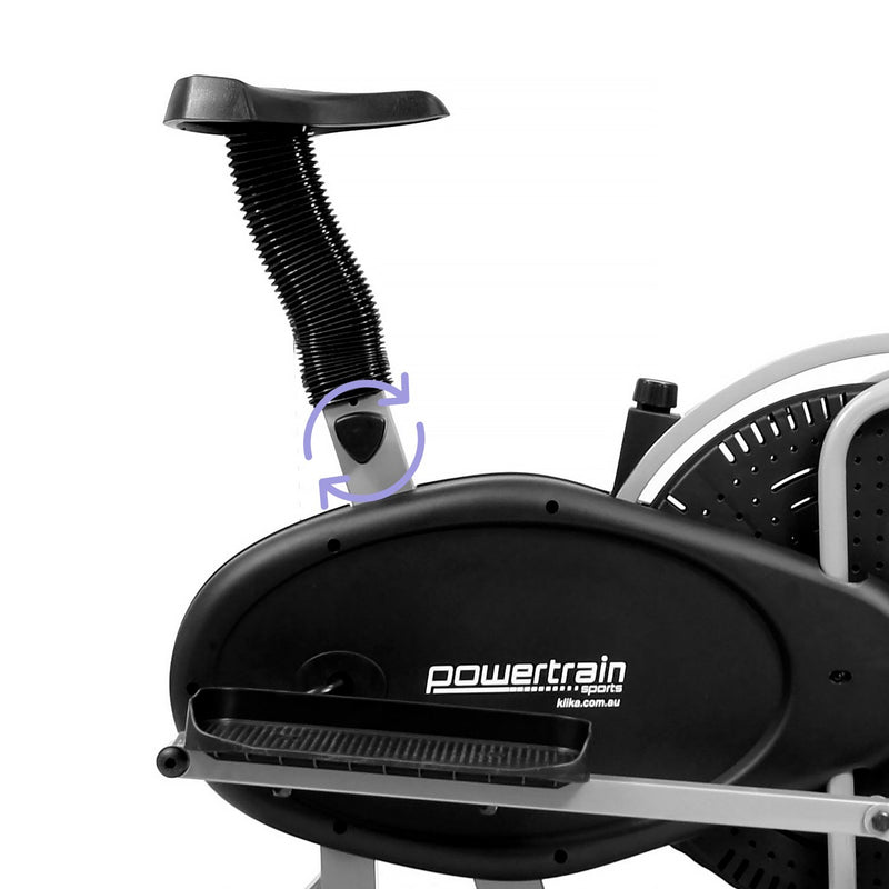 Powertrain 2-in-1 Elliptical Cross Trainer and Exercise Bike