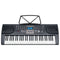 Karrera 61 Keys Electronic Keyboard Piano with Stand - Black
