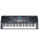 Karrera 61 Keys Electronic Keyboard Piano with Stand - Black