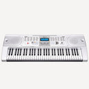 Karrera 61 Keys Electronic Keyboard Piano with Stand - Silver