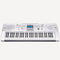 Karrera 61 Keys Electronic Keyboard Piano with Stand - Silver