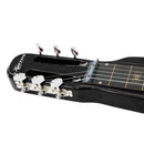 Karrera 29in 6-String Lap Steel Hawaiian Guitar - Black