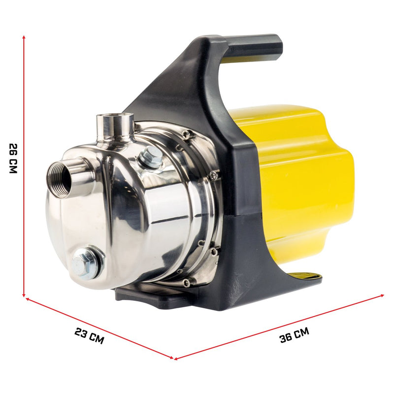 HydroActive 800w Weatherised Water Pump Without Controller- Yellow