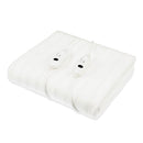 Laura Hill Electric Blanket Queen Size Fitted Underlay Winter Throw - White