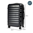 Olympus Noctis Suitcase 20in Hard Shell ABS+PC - Stygian Black