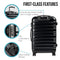 Olympus Noctis Suitcase 24in Hard Shell ABS+PC - Stygian Black