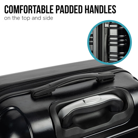 Olympus Noctis Suitcase 24in Hard Shell ABS+PC - Stygian Black