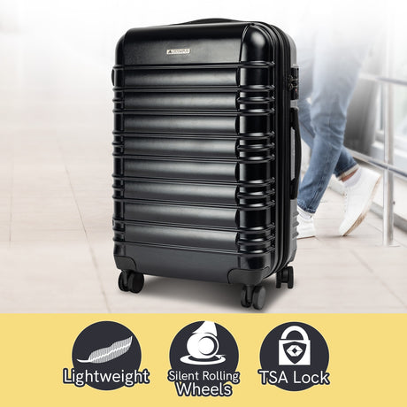 Olympus Noctis Suitcase 28in Hard Shell ABS+PC - Stygian Black
