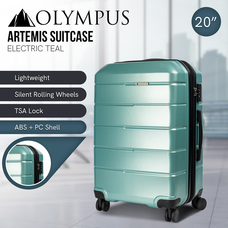 Olympus Artemis 20 in Hard Shell  ABS+PC - Electric Teal