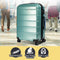 Olympus Artemis 24in Hard Shell Suitcase ABS+PC  Electric Teal