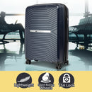 Olympus Astra 20in Lightweight Hard Shell Suitcase - Aegean Blue
