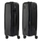 Olympus 3PC Astra Luggage Set Hard Shell Suitcase - Obsidian Black