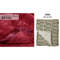 Laura Hill Double-sided Large 220 X 240cm Faux Mink Throw Rug Blanket 800-gsm Heavy - Red