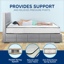 Laura Hill King Single Size Mattress Pocket Spring High Density Foam For Bed