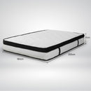 Laura Hill King Mattress Bed Size Euro Top 5 Zone Spring Foam 32cm Bedding Pocket