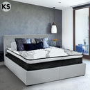 Laura Hill King Single Mattress Bed Size Euro Top 5 Zone Spring Foam 32cm