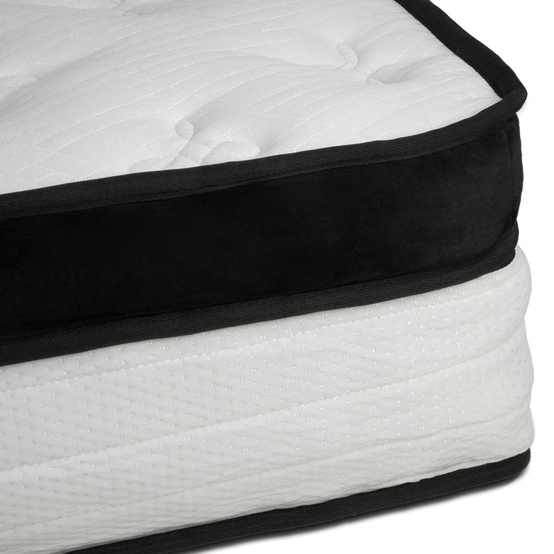Laura Hill King Single Mattress Bed Size Euro Top 5 Zone Spring Foam 32cm
