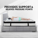 Laura Hill Single Mattress Bed Size Euro Top 5 Zone Spring Foam 32cm