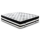Laura Hill Queen Mattress Bed Size Euro Top 5 Zone Spring Foam 34cm Bedding