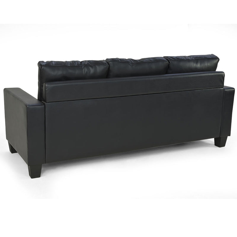 Sarantino Corner Sofa Lounge Couch Modular Furniture Chair Home Pu Leather Chaise White L Shape