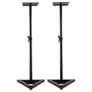 Karrera Adjustable Floor Speaker Stand Surround Sound - Black