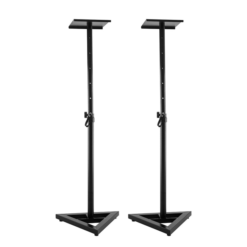 Karrera Adjustable Floor Speaker Stand Surround Sound - Black