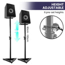 Karrera Adjustable Floor Speaker Stand Surround Sound - Black
