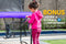 Kahuna Classic 6ft Trampoline Free Ladder Spring Mat Net Safety Pad Cover Round Enclosure Basketball Set - Purple