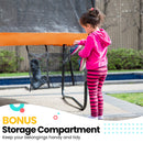 Kahuna 10ft Twister Springless Trampoline Safety Net Pad Mat Outdoor Orange