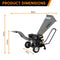 Ducar 7hp Wood Chipper Shredder Mulcher Grinder Petrol Silver