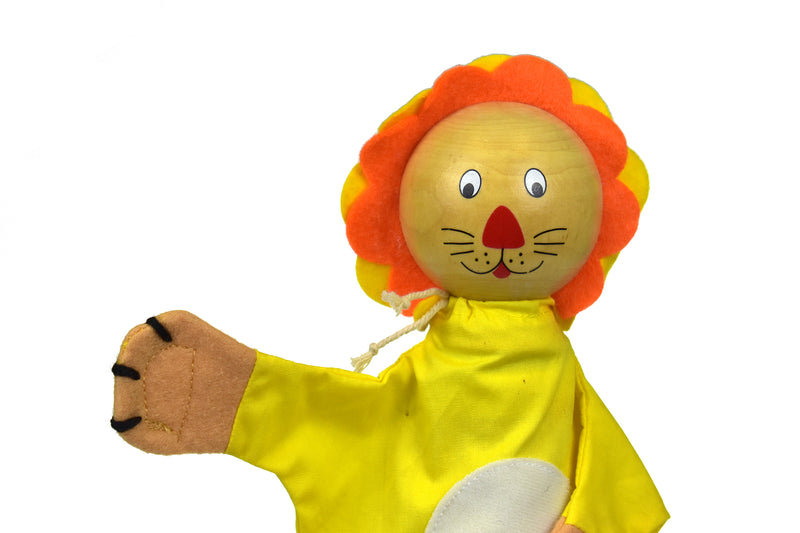 COWARDLY LION HAND PUPPET