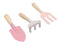 CALM & BREEZY KIDS GARDEN TOOL 3PCS SET PINK